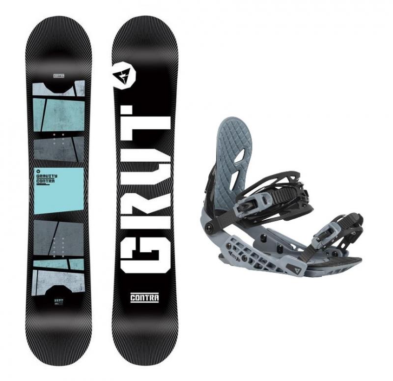 Gravity Contra 21/22 snowboard + Gravity G2 black/grey vázání + nářadí zdarma Gravity