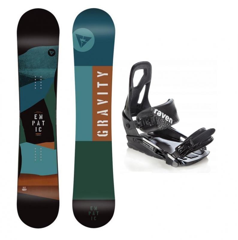 Gravity Empatic 21/22 snowboard + Raven S200 black vázání Gravity