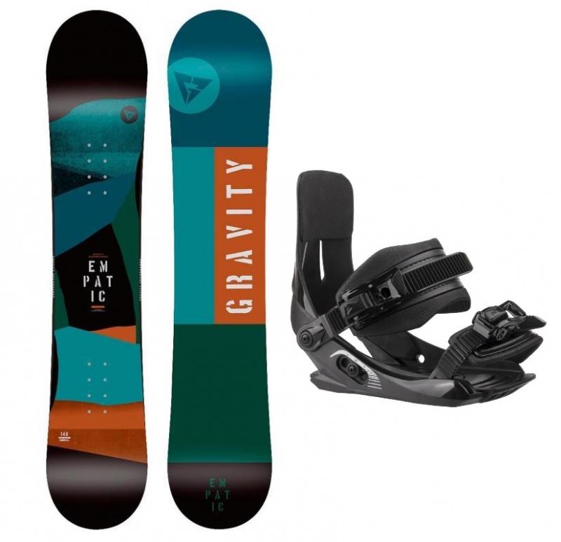 Gravity Empatic Jr 21/22 dětský snowboard + Sp Junior 180 vázání Gravity