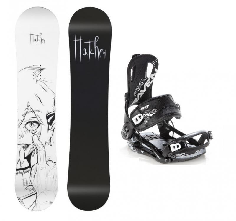 Hatchey Felix juniorský snowboard + Raven Fastec FT 270 black vázání Hatchey