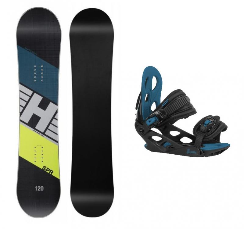 Hatchey SPR Junior juniorský snowboard + Gravity G1 Jr black/blue vázání Hatchey