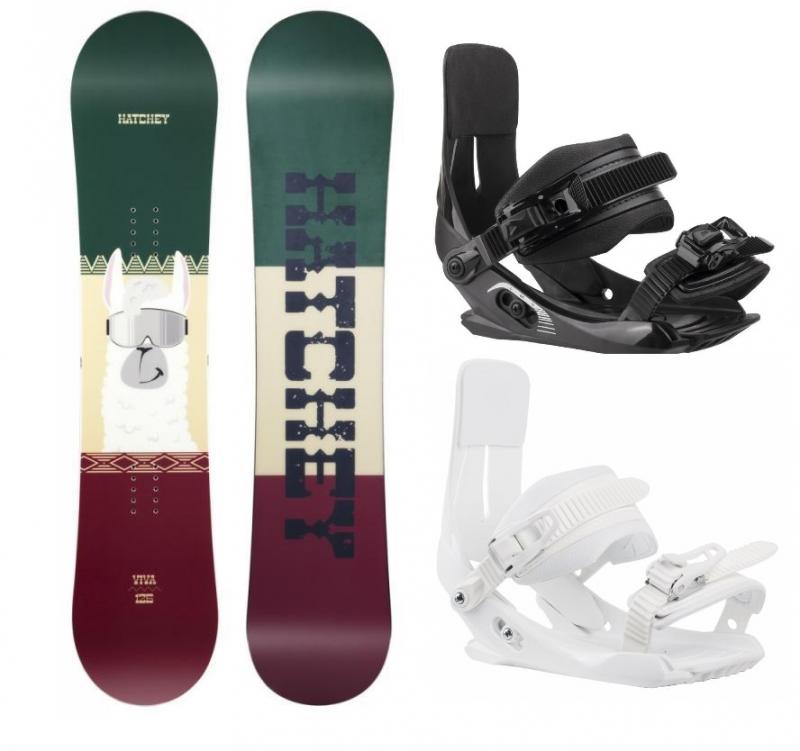 Hatchey Viva dětský snowboard + Sp Junior 180 snb vázání Hatchey