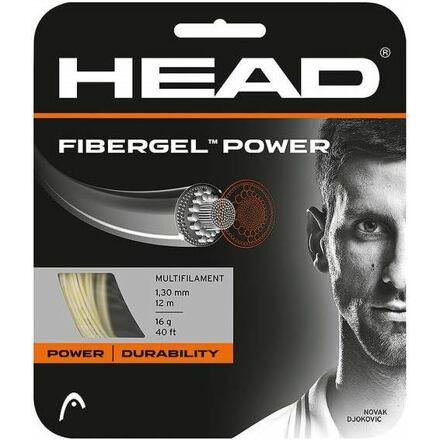 Head FiberGEL Power tenisový výplet 12 m bílá Head