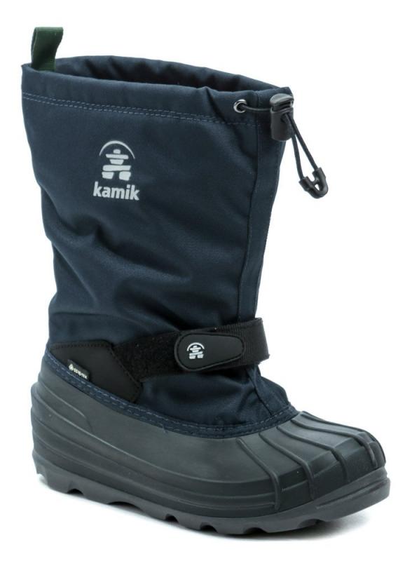 Kamik Waterbug 8G Navy dětské zimní sněhule s GORE-Tex Kamik