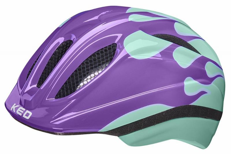 Ked Meggy Trend flame lilac mint cyklistická přilba Ked