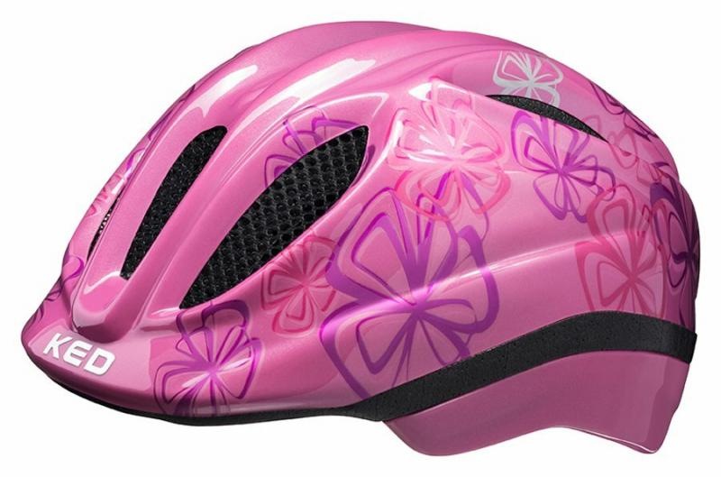 Ked Meggy Trend pink flower cyklistická přilba Ked