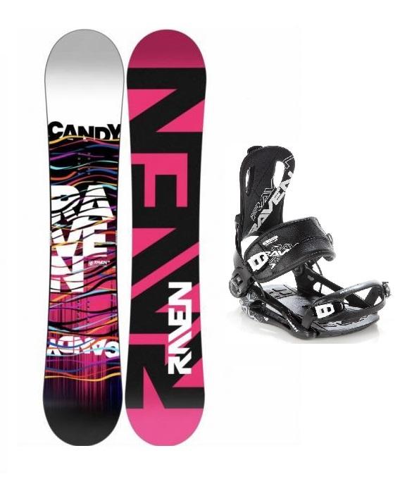 Raven Candy dámský snowboard + Raven Fastec FT 270 black vázání Raven