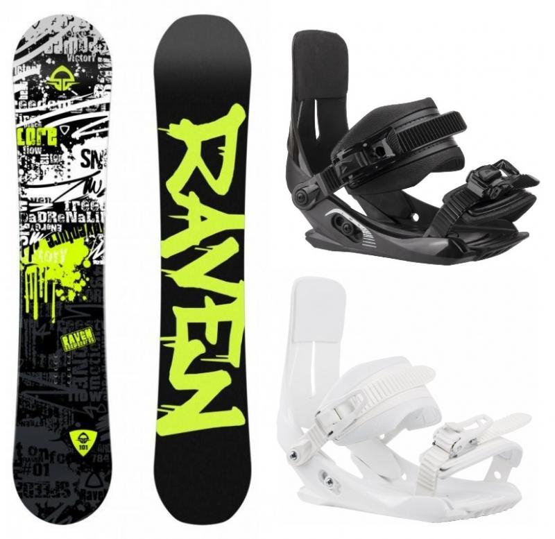 Raven Core Junior ABS 2019 dětský snowboard + vázání Sp Junior 180 Raven