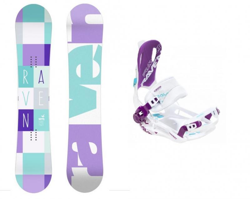 Raven Laura 2019/20 dámský snowboard + Raven Fastec FT 270 white/violet vázání Raven