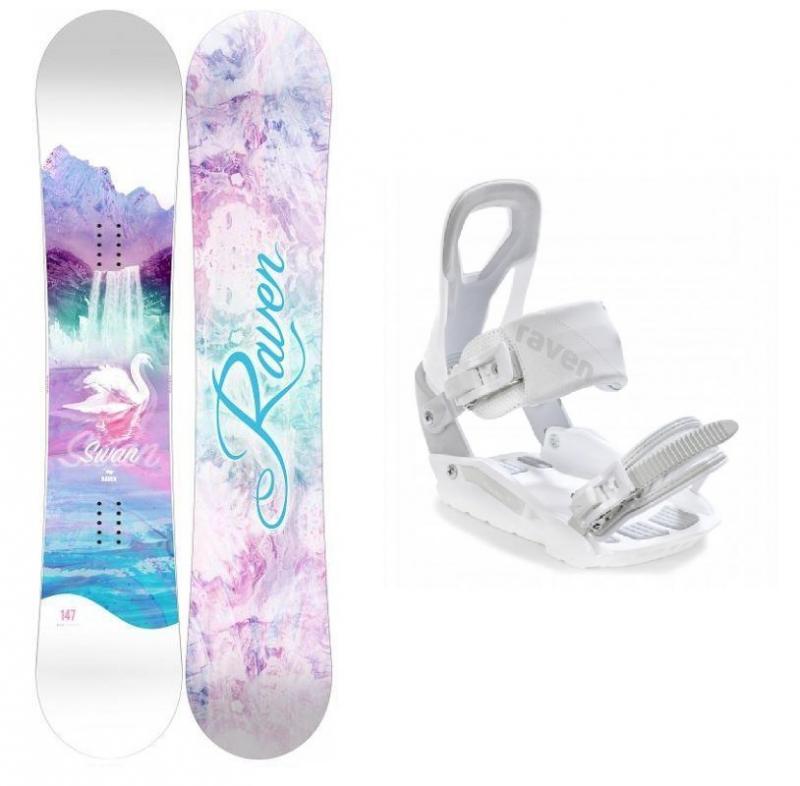 Raven Swan dámský snowboard + Raven S200 white vázání Raven