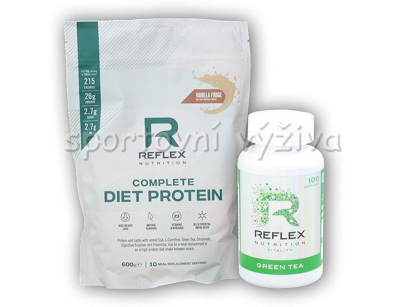 Reflex Nutrition Complete Diet Protein 600g + Green Tea 100cps Reflex Nutrition