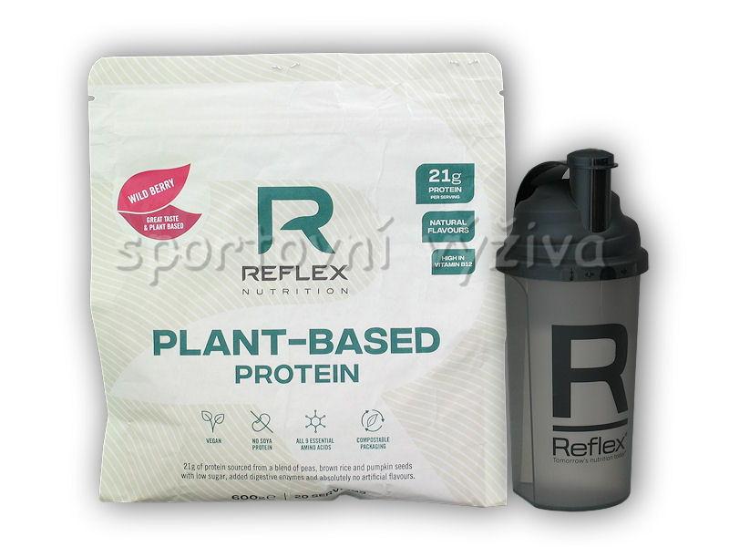 Reflex Nutrition Plant Based Protein 600g + šejkr 700ml Reflex Nutrition