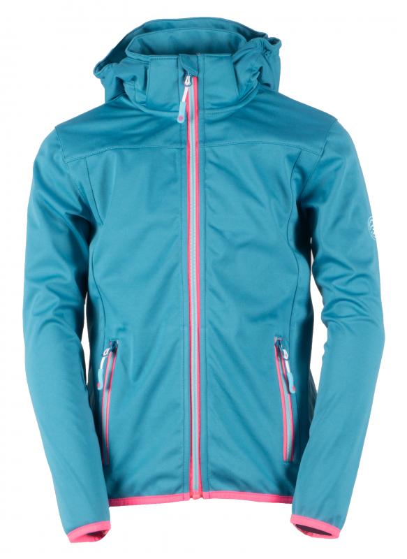 GTS 4013 K S0 - Dětská 3L softshell bunda - aqua GTS