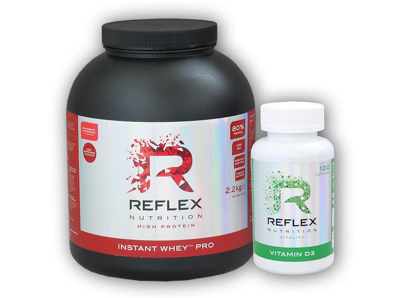 Reflex Nutrition Instant Whey PRO 2200g + Vitamin D3 100cps Reflex Nutrition