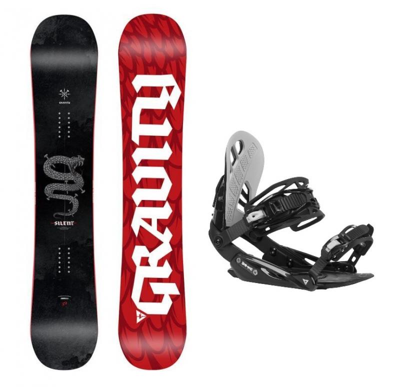 Gravity Silent 20/21 pánský snowboard + Gravity G1 black/light grey vázání Gravity