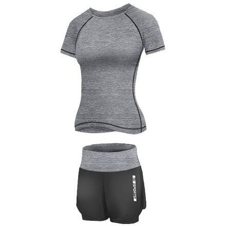 Merco Runner Short 2W fitness set šedá Merco