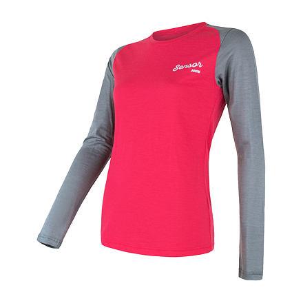 Sensor Merino Active Pt Logo Magenta/šedá Sensor