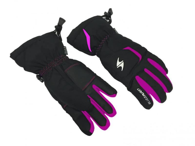 Blizzard Reflex junior black/pink lyžařské rukavice Blizzard