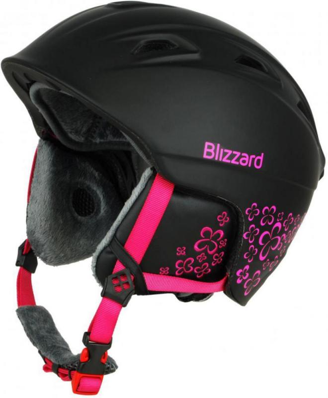 Blizzard Viva Demon black matt/magenta flowers Blizzard