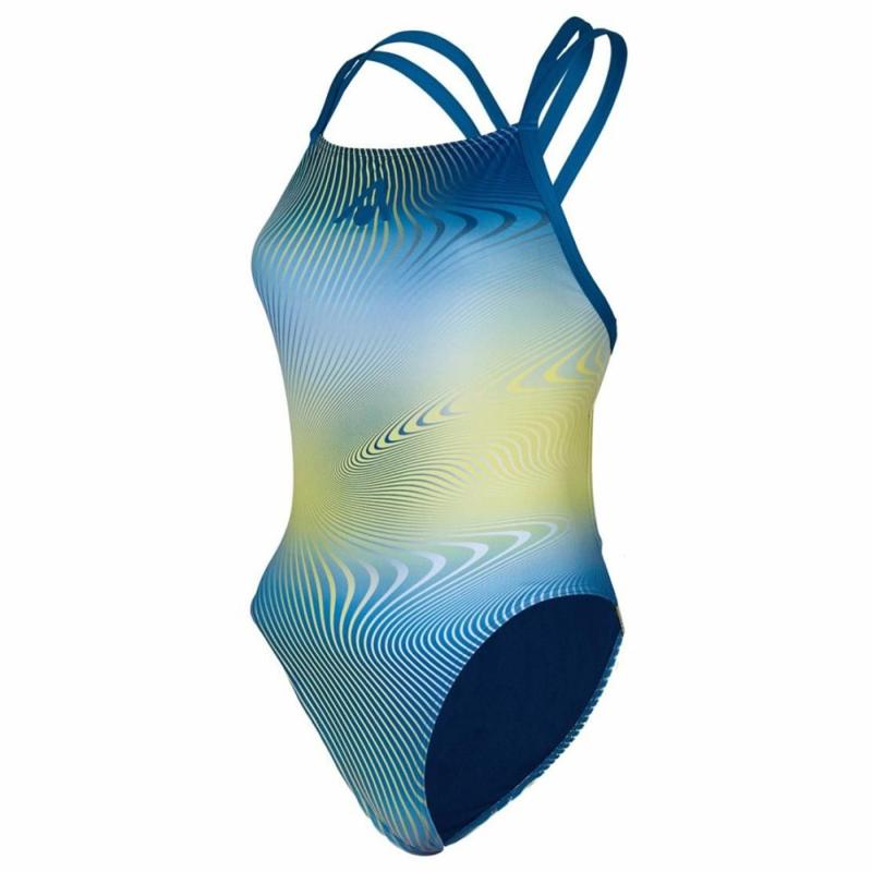 Aqua Sphere Dámské plavky ESSENTIAL OPEN BACK multicolor blue Aqua Sphere