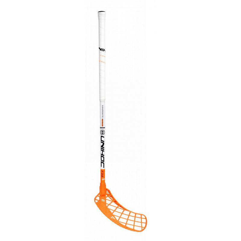 Unihoc Epic Youngster Composite 36 White/Neon Orange 22/23 Unihoc