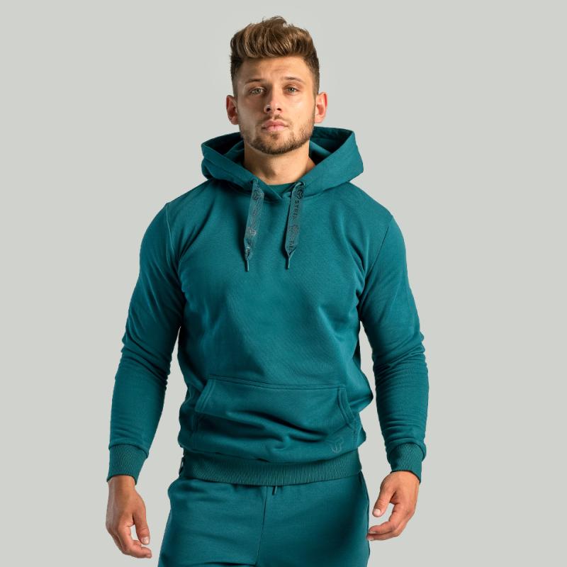 Mikina Hoodie Aster Deep Teal - STRIX GymBeam