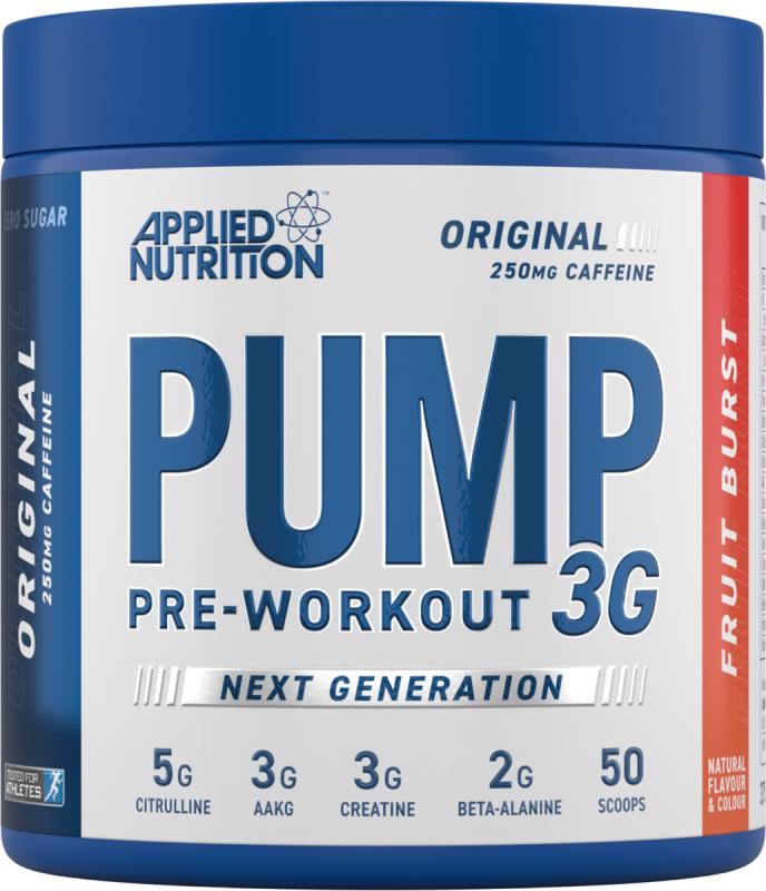 Applied Nutrition Předtréninkový stimulant Pump 3G 375 g Applied Nutrition