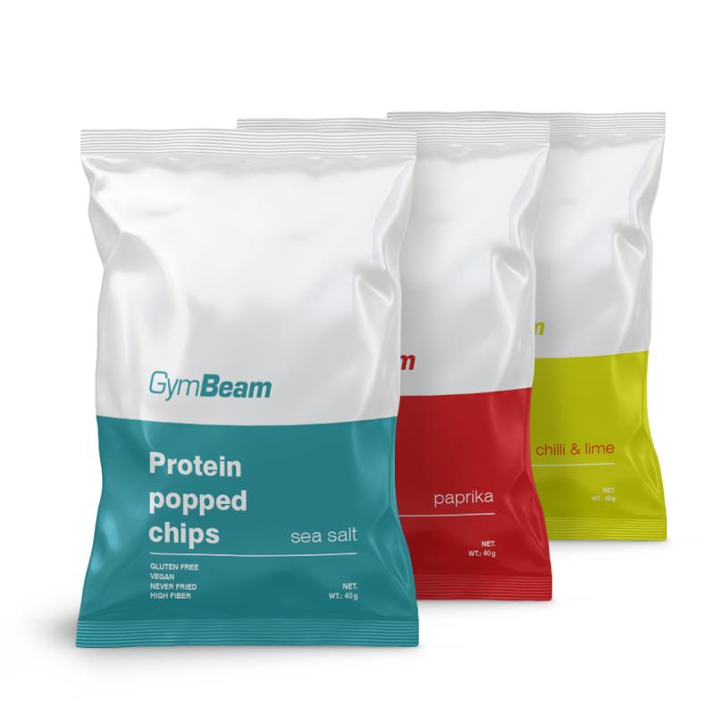 GymBeam Proteinové čipsy 40 g GymBeam