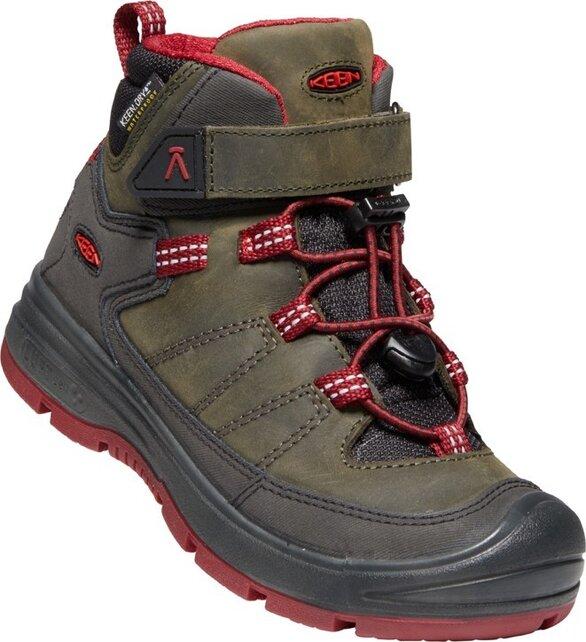 Keen REDWOOD MID WP YOUTH steel grey/red dahlia Keen