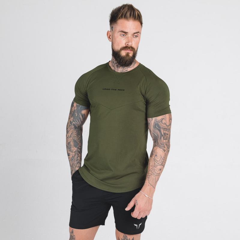 SQUATWOLF Tričko Statement Tee Olive Green SQUATWOLF