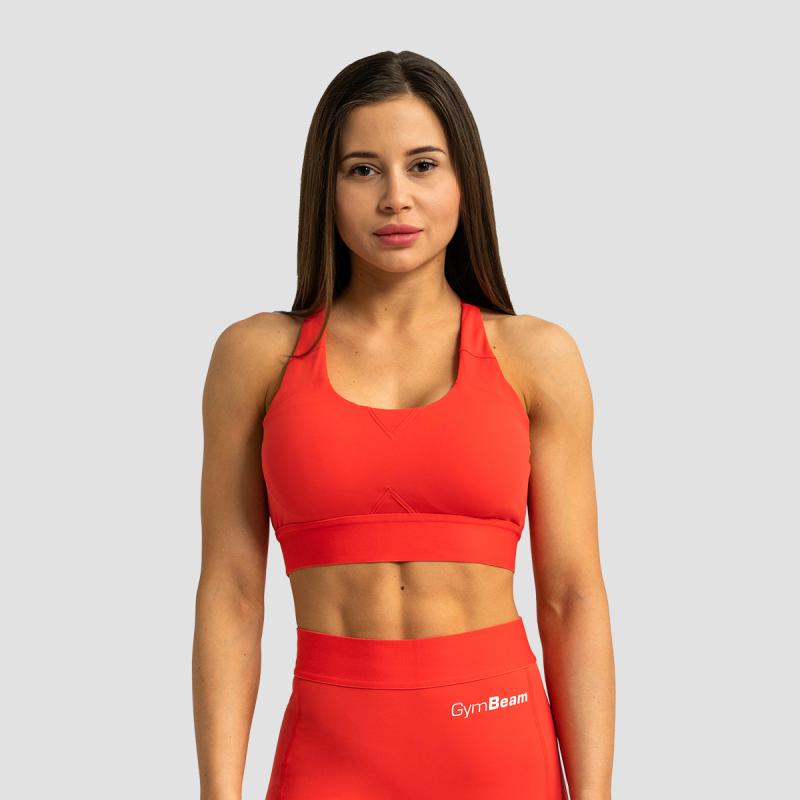 GymBeam Sportovní podprsenka Limitless Hot Red GymBeam