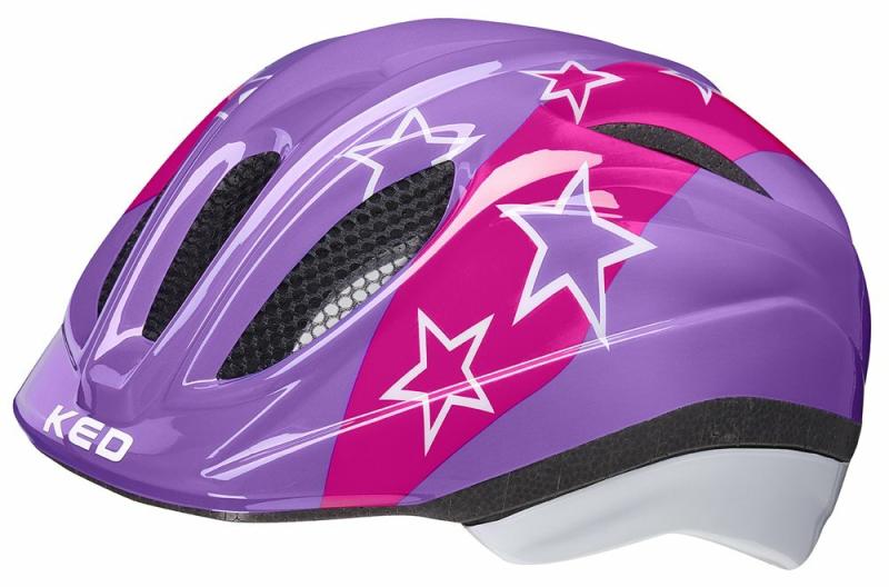 Ked Meggy II Trend lilac stars cyklistická přilba Ked