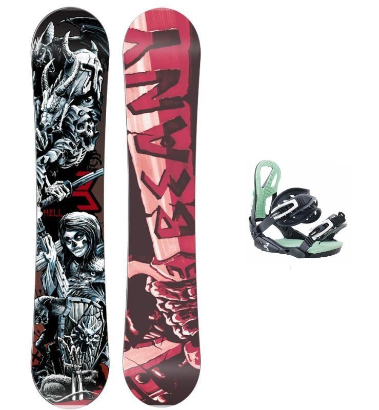 Beany Hell juniorský snowboard + Beany Teen juniorské vázání Beany