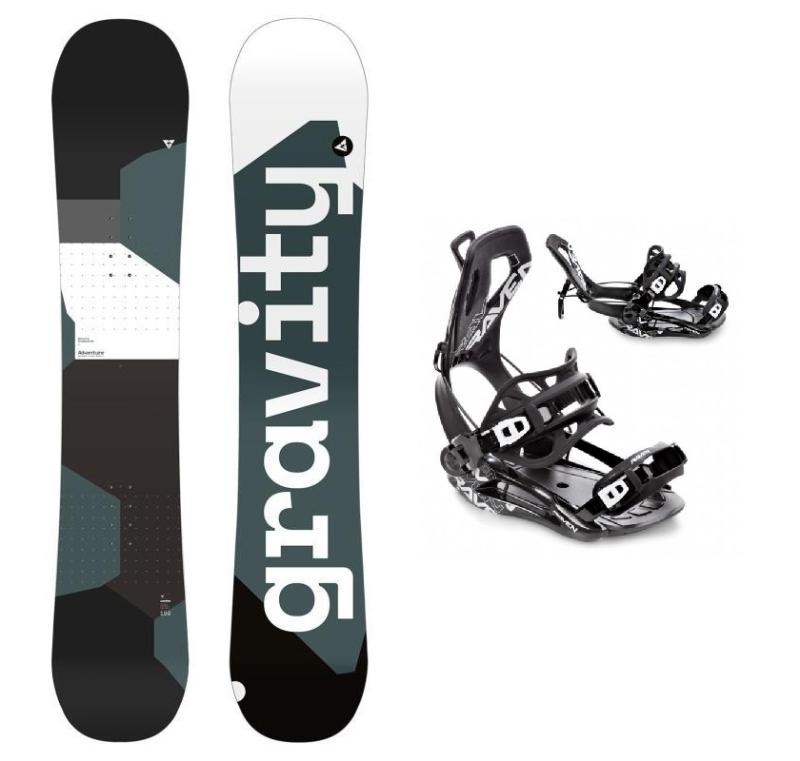 Gravity Adventure 23/24 snowboard + Raven FT360 black vázání Gravity