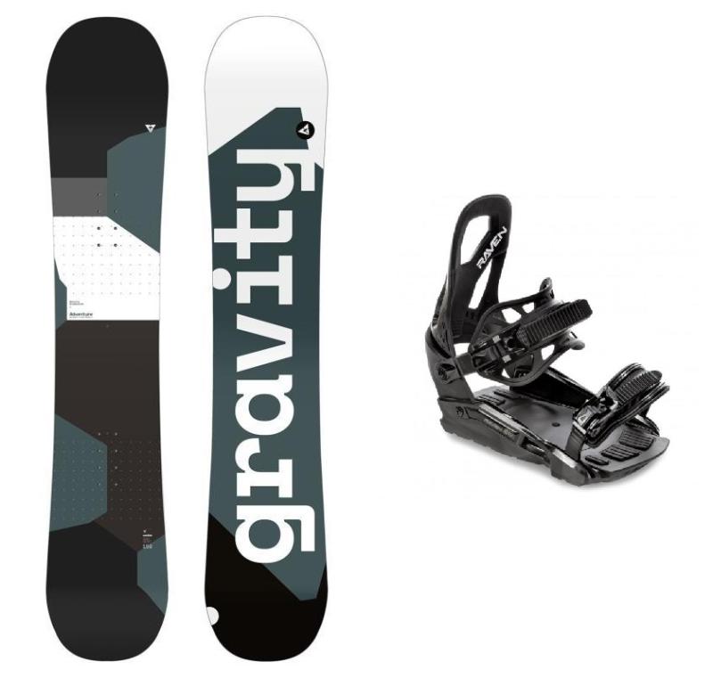 Gravity Adventure 23/24 snowboard + Raven S230 Black vázání Gravity