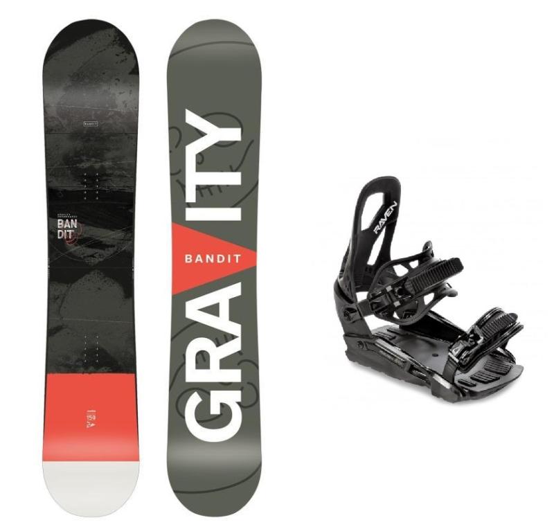 Gravity Bandit pánský snowboard + Raven S230 Black vázání Gravity