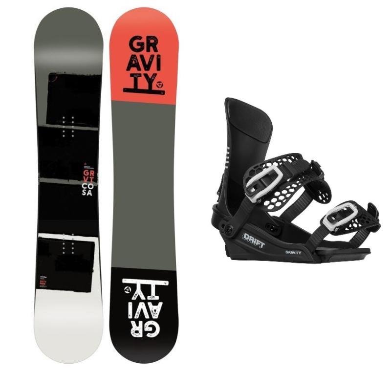 Gravity Cosa pánský snowboard + Gravity Drift black vázání Gravity