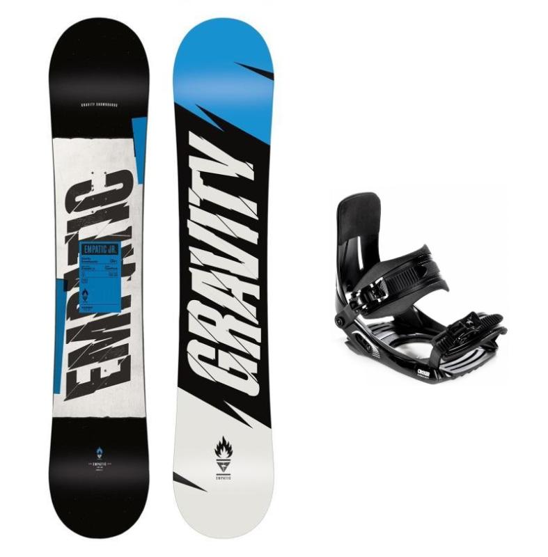 Gravity Empatic Jr 23/24 dětský snowboard + Croxer MP180 vázání Gravity