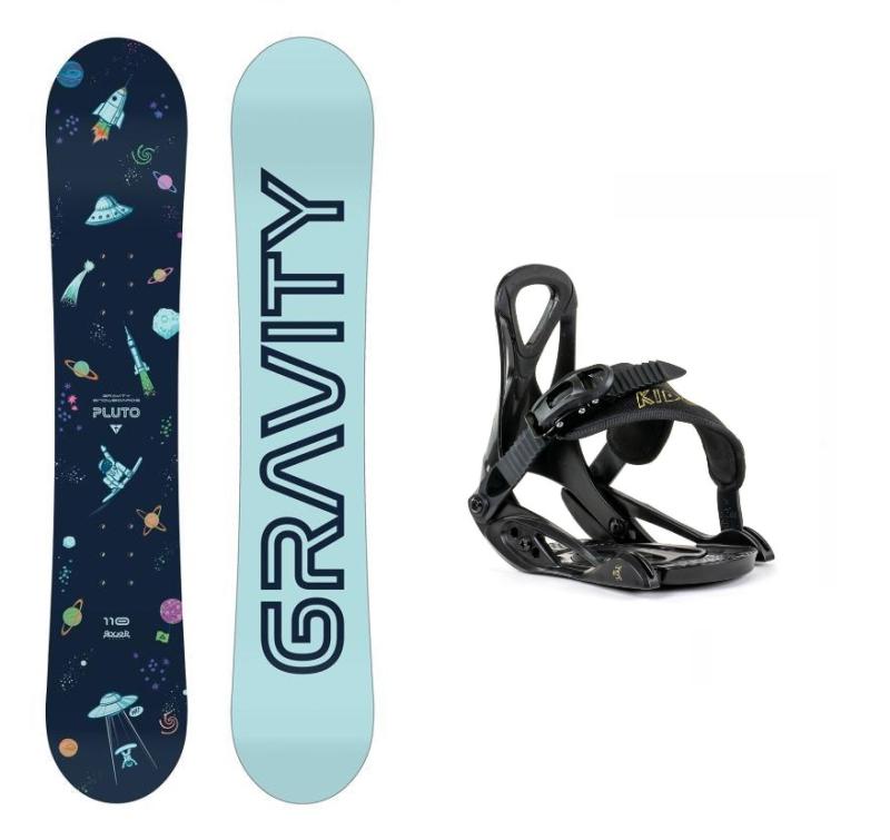 Gravity Pluto dětský snowboard + Beany Kido vázání Gravity