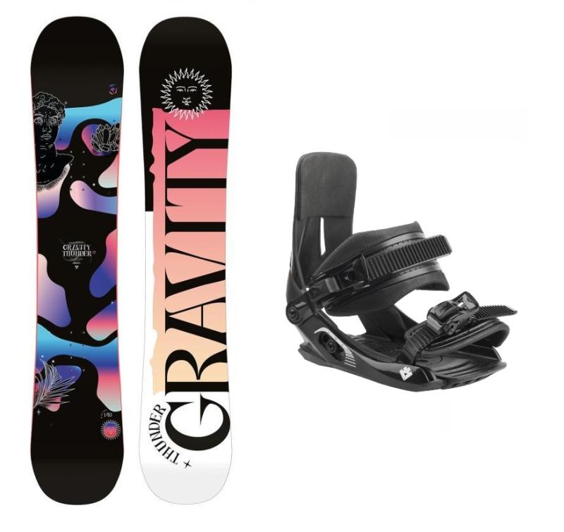 Gravity Thunder jr 23/24 snowboard + Hatchey Tactic Junior vázání Gravity