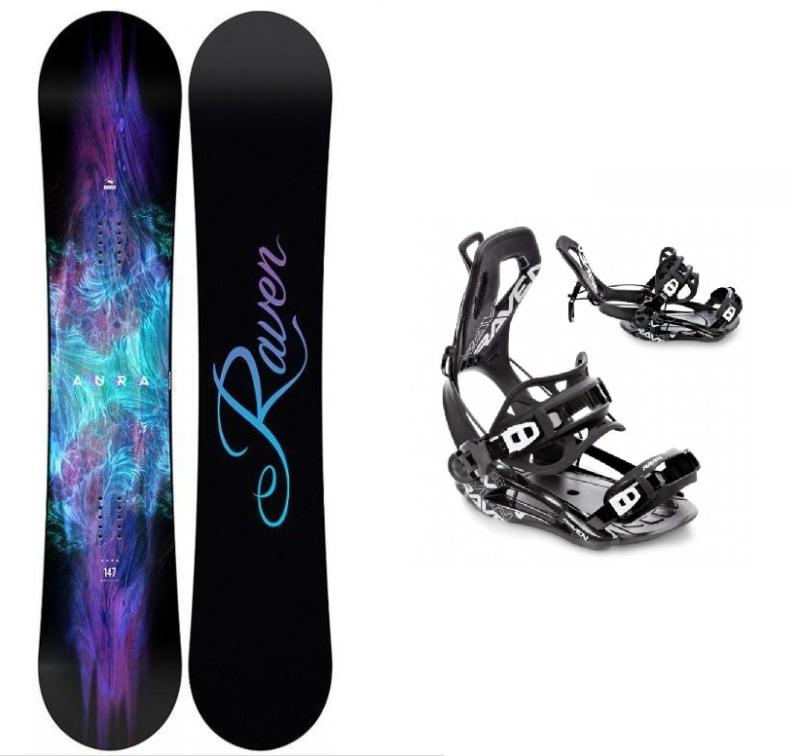 Raven Aura dámský snowboard + Raven FT360 black vázání Raven