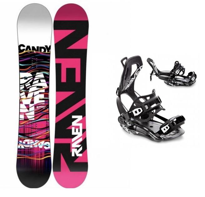 Raven Candy dámský snowboard + Raven FT360 black vázání Raven