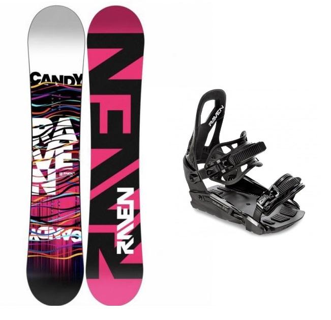 Raven Candy dámský snowboard + Raven S230 Black vázání Raven