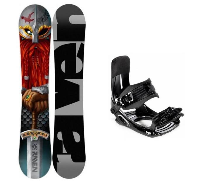 Raven Dwarf pánský snowboard + Croxer MP180 vázání Raven