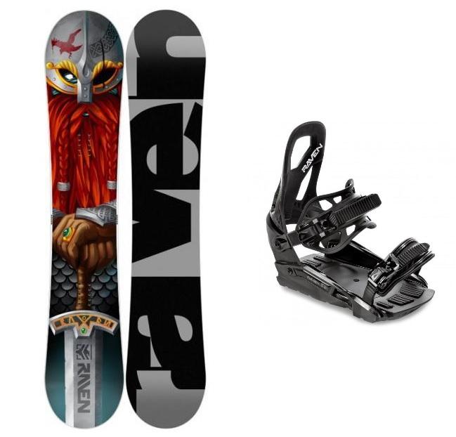 Raven Dwarf pánský snowboard + Raven S230 Black vázání Raven