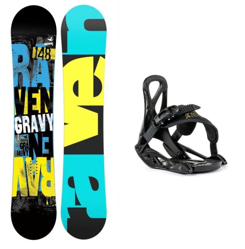 Raven Gravy junior mini snowboard + Beany Kido vázání Raven