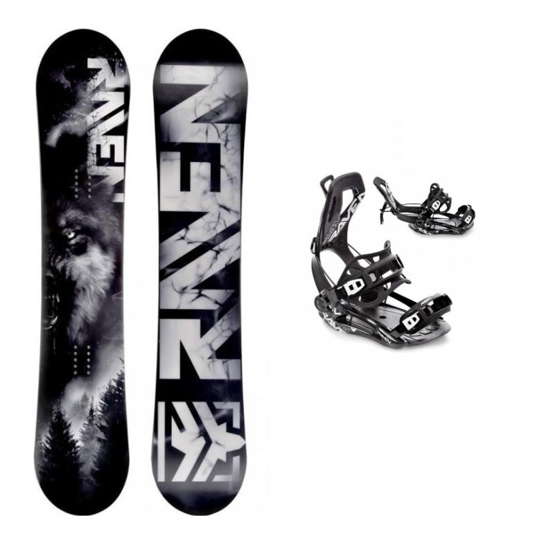 Raven Lupus pánský snowboard + Raven FT360 black vázání Raven