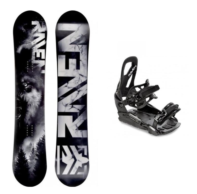 Raven Lupus pánský snowboard + Raven S230 Black vázání Raven