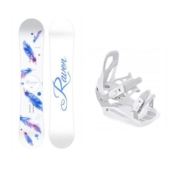 Raven Mia White dámský snowboard + Raven S230 White vázání Raven