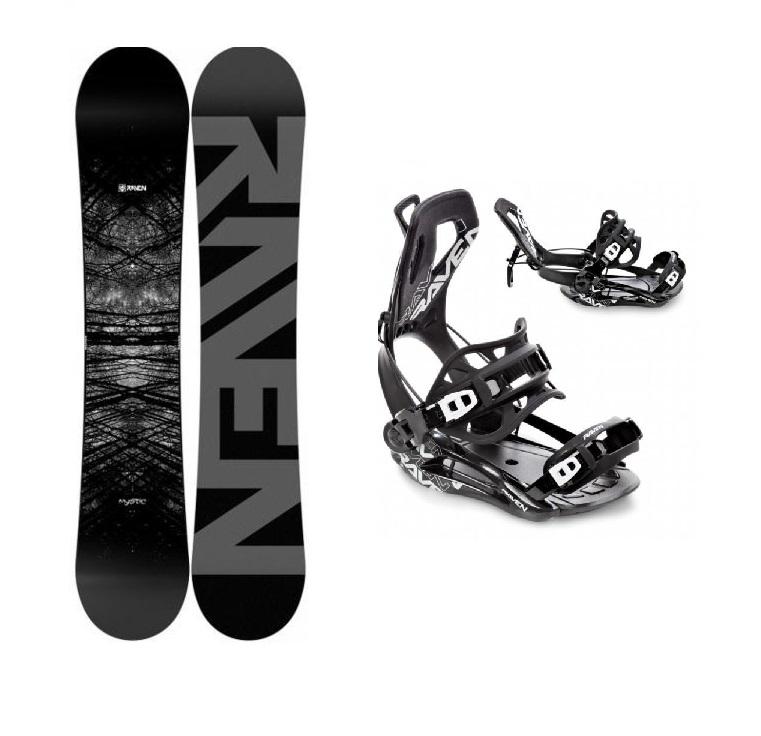 Raven Mystic snowboard + Raven FT360 black vázání Raven